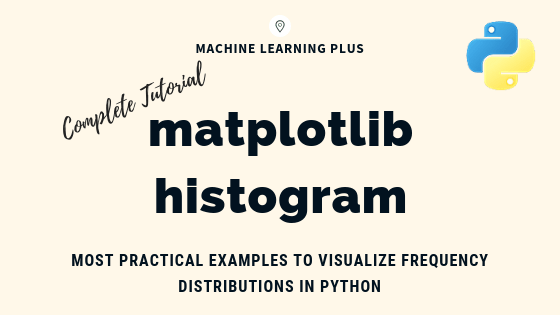 Matplotlib histogram feature