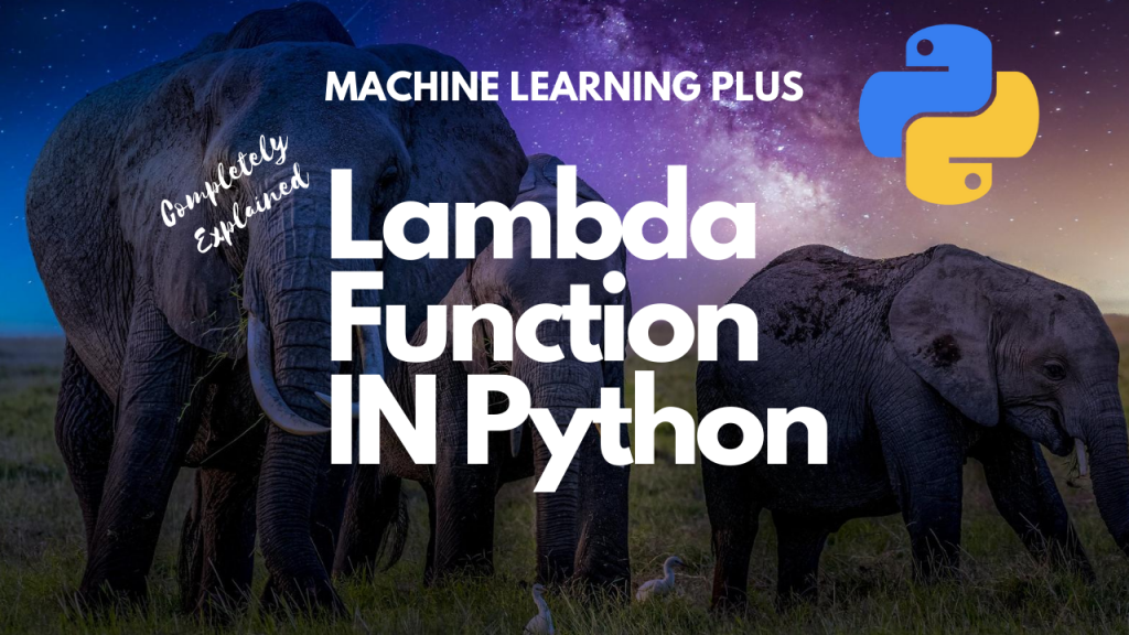 lambda function in python title