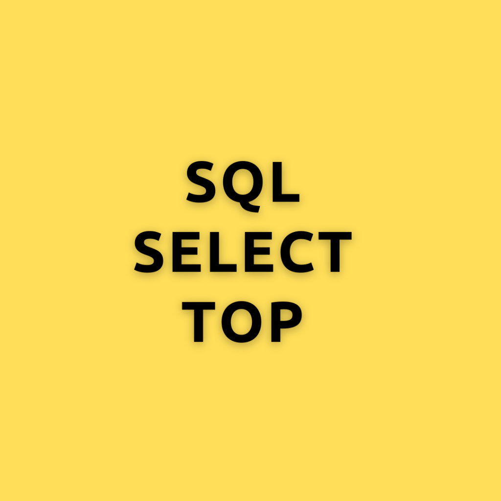 SQL SELECT TOP